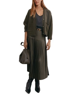 Maya Wool Button Detail Cardigan