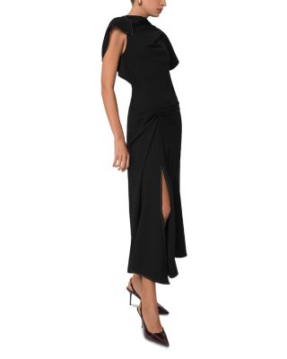 Saskia Drape Detail Midi Dress