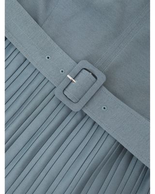 Ania Pleated Skirt Midi Dress