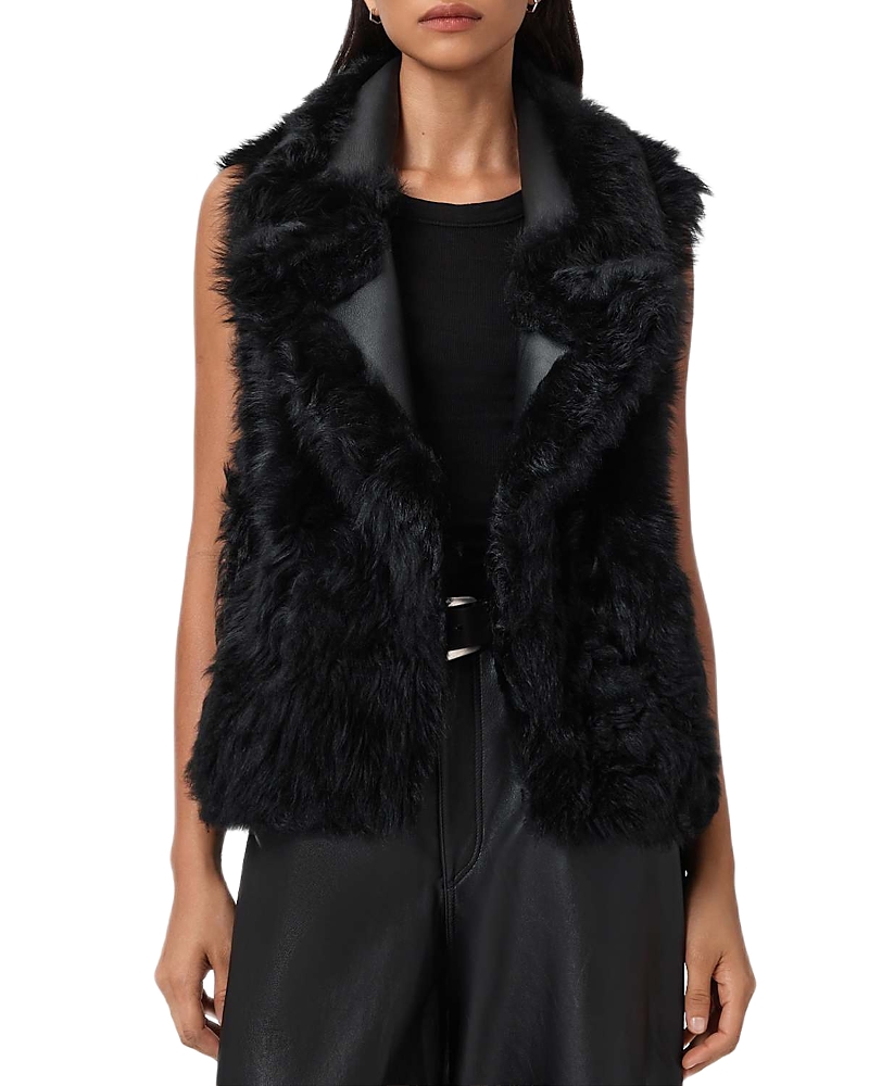Allsaints Luna Shearling Vest
