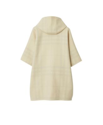  Cashmere Hooded Cape