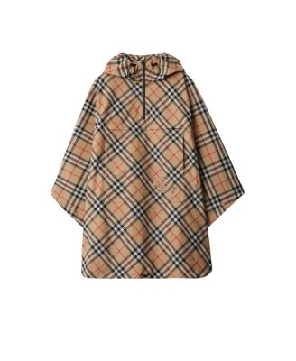  Packaway Check Twill Cape