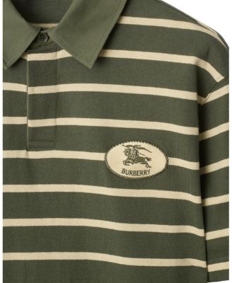  Striped Cotton Polo Shirt