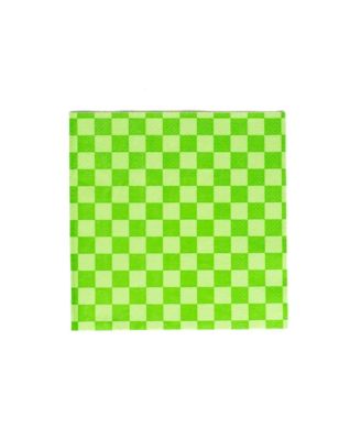  Checkered Paper Cocktail Napkins, Set of 20