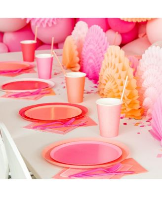 Solid Shade Colors, Paper Party Cocktail Napkins, Set of 20