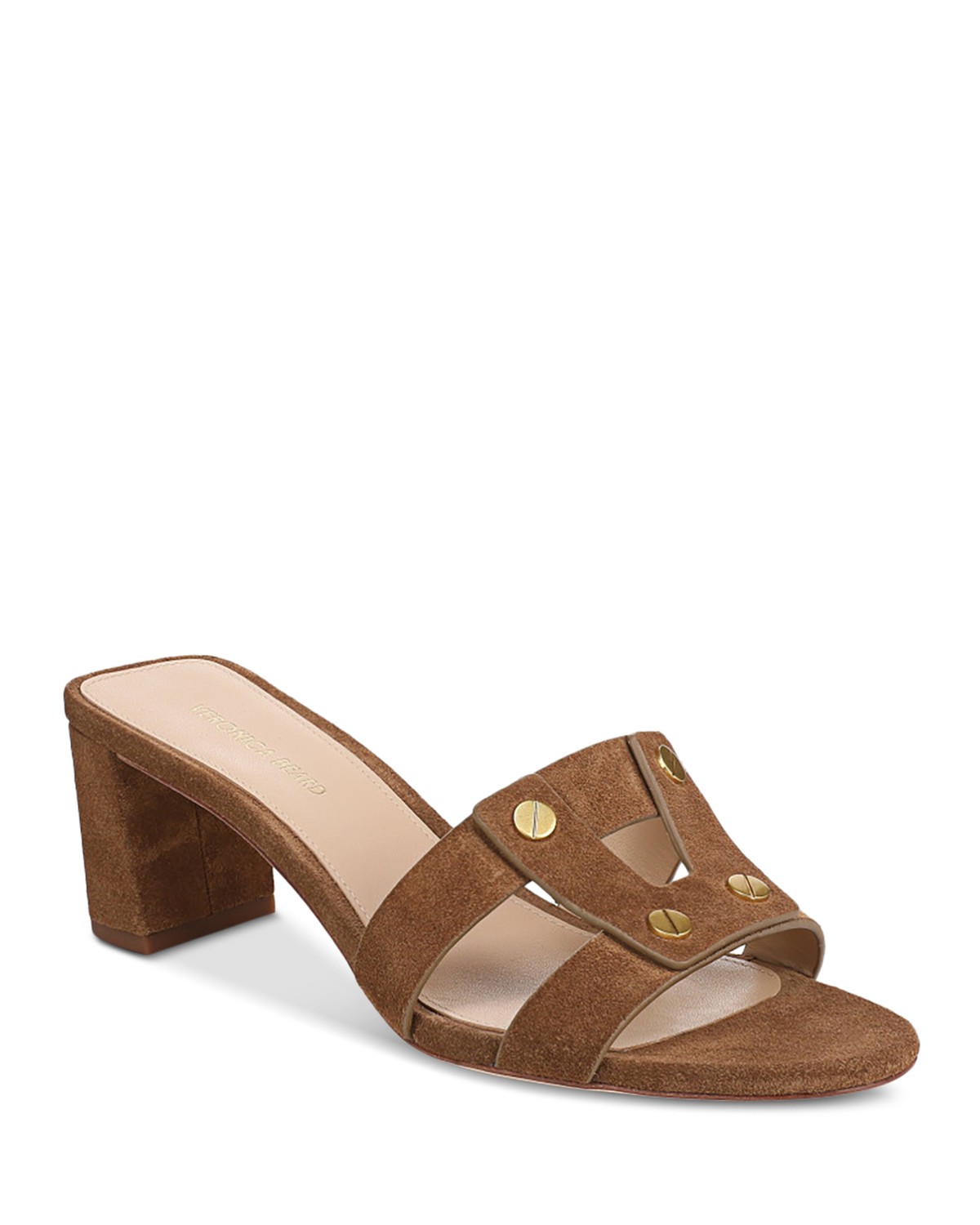 Veronica Beard Via Studded Slide Sandals