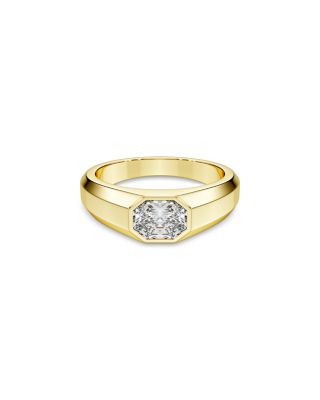 Octagon Certified Lab Grown Diamond Band Ring