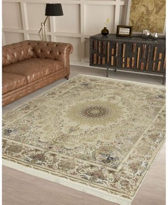 MINK HOME Majestic Elegance Tabriz Area Rug, 8'6" x 12'