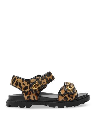 Women's Brynn Leopard Print Calf Hair Sandals