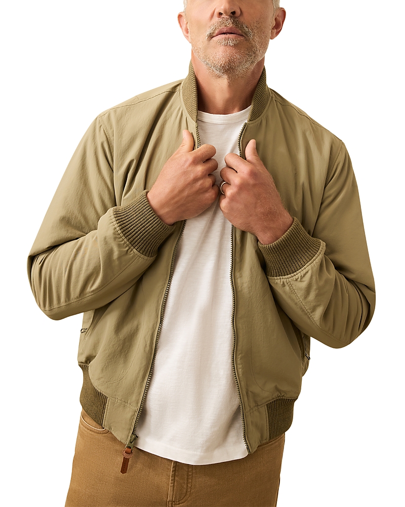 Faherty Men's Military Bomber Jacket
