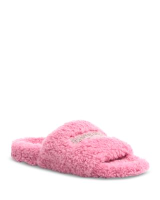 Women's Furry Slide Sandals