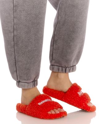 Women's Furry Slide Slippers
