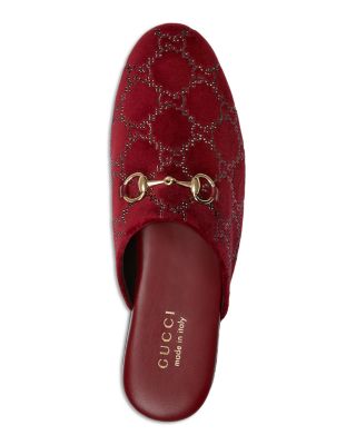 Women's GG Crystal Horsebit Mules