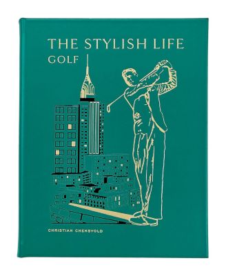  The Stylish Life: Golf Leather Bound Book