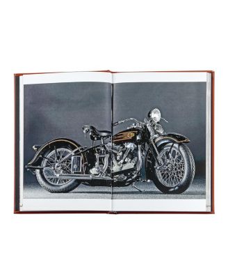The Story of Harley Davidson Leather Bound Book