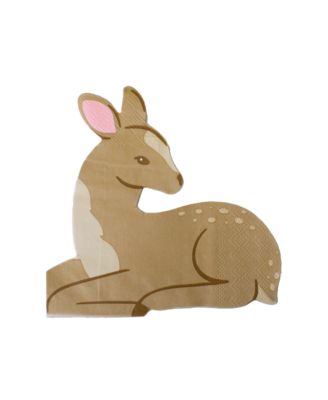  Camp Explorer Deer Large Paper Napkins, Set of 16