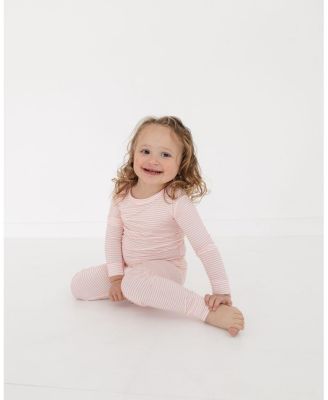  Girls' Peony Stripe Pajama Set - Baby, Little Kid