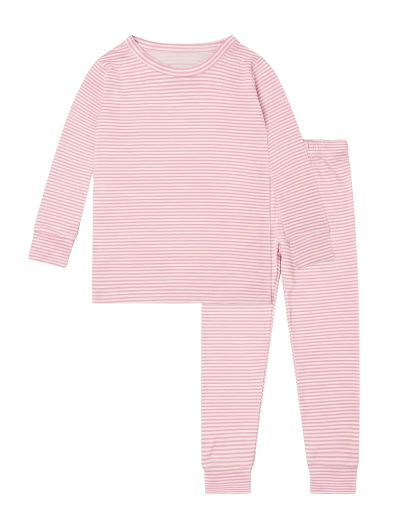 Motette Girls' Peony Stripe Pajama Set - Baby, Little Kid