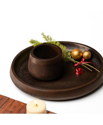 Chiseled Leila Large Tray