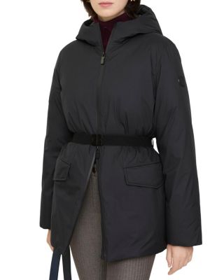 Short Hooded Nylon Coat