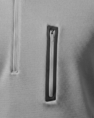 Overzip Mock Neck Sweatshirt