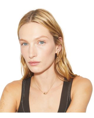 Wave Pendant Necklace, 15-17"