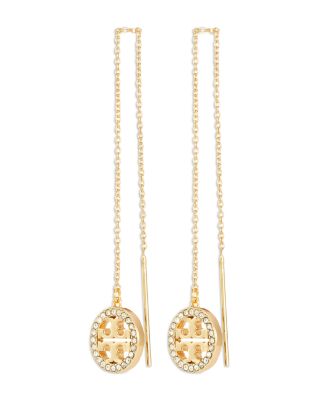 Miller Icon Pav&eacute; Threader Earrings
