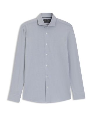 Hank Spread Collar Slim Fit Dress Shirt