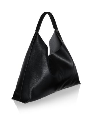 Slouchy Leather Hobo Tote - Exclusive