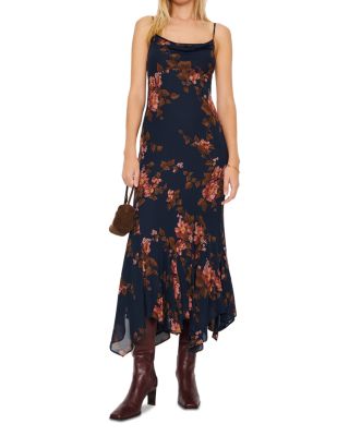 Lluvia Cowl Neck Dress