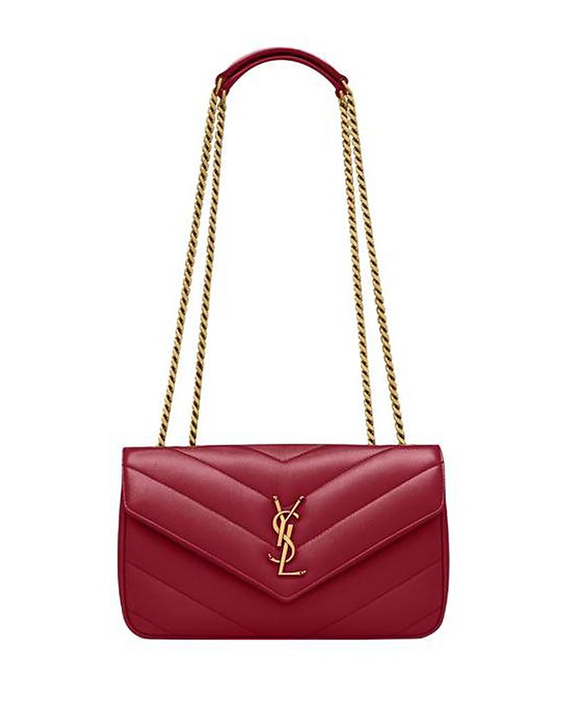 Saint Laurent Loulou Small Bag in Matelasse Lambskin · OS
