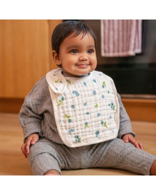 Unisex Fresh Fruit Muslin Burpy Bibs, 2 Pack