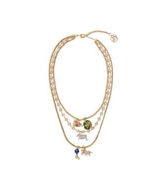 Charm Triple Layer Necklace