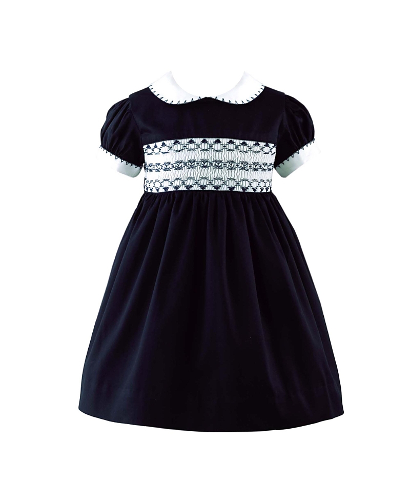 Rachel Riley Girls' Classic Smocked Dress and Bloomers - Baby