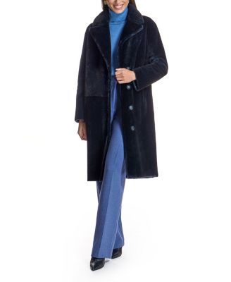  Belted Shearling Coat