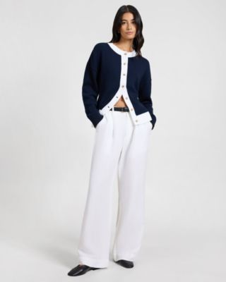  Cotton Fitted Cardigan