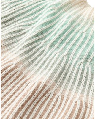 Cashmere Gradient Funnel Neck Sweater