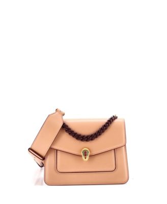 Small Serpenti Forever Maxi Chain Crossbody Bag Leather