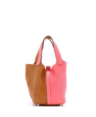 PM Picotin Lock Bag Bicolor Clemence