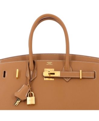 Birkin 30 Handbag Brown Epsom with Gold Hardware