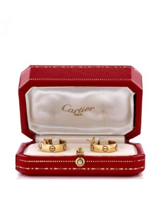  5.5mm Love Hoop Earrings 18K Gold