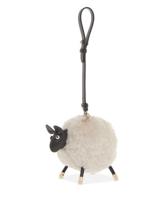 Faux Fur Sheep Bag Charm