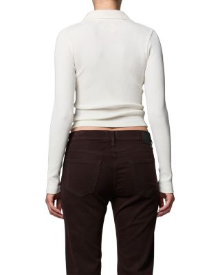 60's Long Sleeve Polo Top