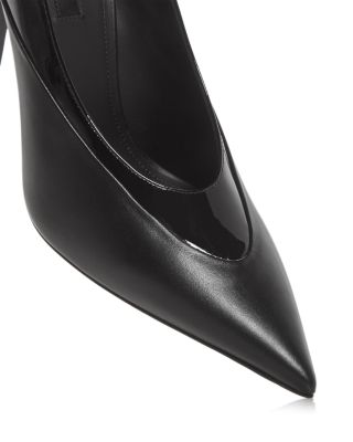 Women's Spiky Pointed Mule Pumps