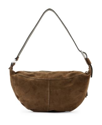 Luna Suede Shoulder Bag