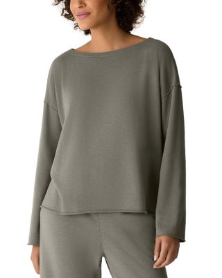 Boxy Boat Neck Top