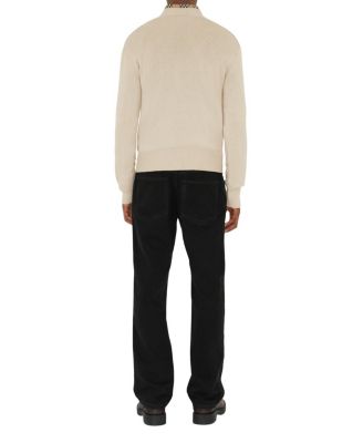 Check Label Wool Sweater