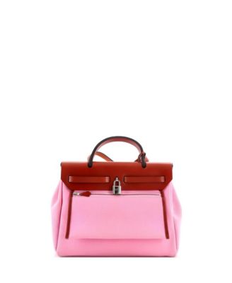 31 Herbag Zip Leather and Toile