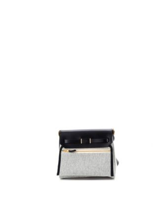 20 Herbag Zip Toile and Leather