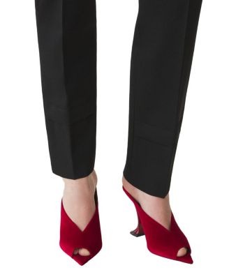 Women's Midnight Step Mule in Velvet